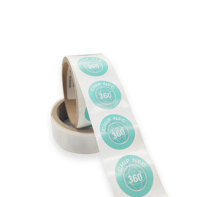 طباعة ملونة RFID علامات NFC تسمية علامة NFC مادة PET / PVC