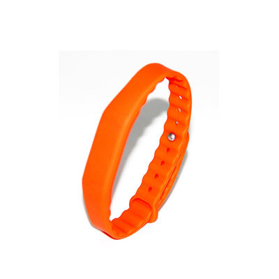 FM11RF08 RFID معصمه علامة قابل للتعديل RFID سيليكون معصمه