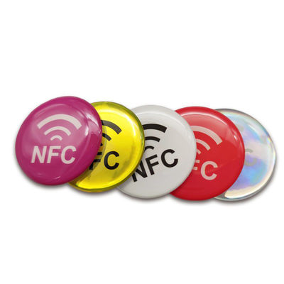 قطرها 30 مم بطاقة إيبوكسي 13.56 ميجا هرتز Nfc علامة إيبوكسي ISO14443A