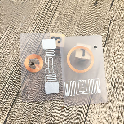 LF UHF Hybrid Smart Card RFID بطاقة التردد المزدوج اللمسة النهائية