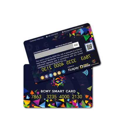 CR80 216 بطاقة NFC RFID 13.56 ميجا هرتز 1-10 سم مسافة القراءة