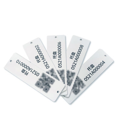 Turnover Box RFID Pallet العلامات 80 * 25 مم معيار التردد فوق العالي